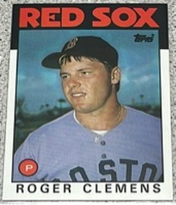 lot 235 image: 1986 Topps Baseball Card #661 - Roger Clemens