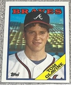lot 244 image: 1988 Topps Baseball Card #779 - Tom Glavine