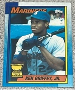 lot 256 image: 1990 Topps Baseball Card #336 - Ken Griffey Jr