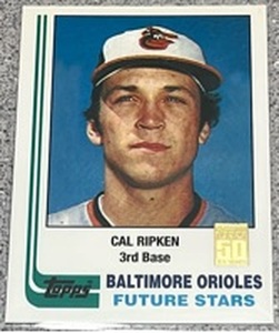 lot 272 image: 2000 Topps Baseball Card #35 - Reprint Cal Ripken Jr 1982 #21