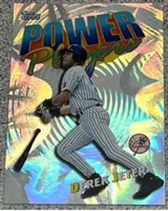 lot 276 image: 1999 Topps Baseball Card #P20 - Derek Jeter Power Players