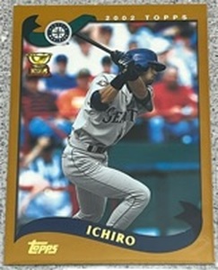 lot 278 image: 2002 Topps Baseball Card #225 - Ichiro Suzuki