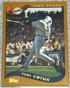 lot 279 image: 2002 Topps Baseball Card #99 - Tony Gwynn