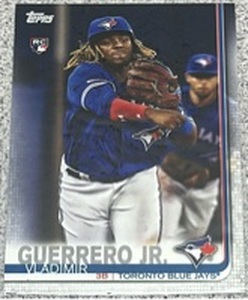 lot 292 image: 2019 Topps Baseball Card #US1 - Vladimir Guerrero Jr. Rookie
