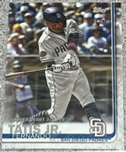 lot 293 image: 2019 Topps Baseball Card #US56 - Fernando Tatis Jr. Rookie