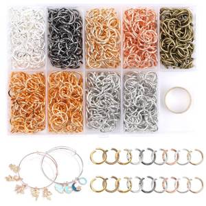 lot 4334 image: GMMA 10 mm Jump Rings for Jewelry Making 7 Colors 1000 Pcs Stainless Steel Jump Rings with OpenClose Tools for Necklace Bracelet Repair Keychains Jewelry Making Supplies(10mm0.39)