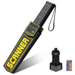 lot 4378 image: RANSENERS Handheld Metal Detector Wand,Security Wand,Portable Adjustable Sound & Vibration Alerts, Detect All Metal Products (Include Battery)