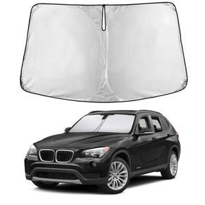 lot 4388 image: EcoNour Windshield Sunshade Compatible for BMW X1 2011-2013 2014 2015, Sun Visor for Front Windshield & Window Sun Shade Cover, UV Heat Blocker & Protector, Car Accessories
