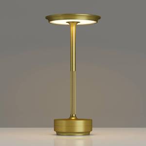 lot 5246 image: TBBGA 1 Pack Cordless Table Lamps Rechargeable, Portable 5000mAh Battery Operated Lamp, 3 Color Stepless Dimming LED Table Light with Memory Function, for OutdoorDinnerPatioRestaurant.(Gold)