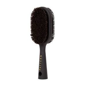 lot 6140 image: PATTERN Beauty by Tracee Ellis Ross Double-Sided Boar Bristle Brush w Firm Boar & Nylon Bristles. Smoothing hair brush.