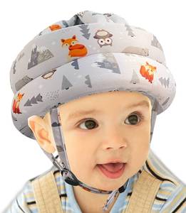 lot 6155 image: Baby Head Protector - Baby Helmet for Crawling Walking Running - No Bumps and Soft Cushion - Adjustable Protective Cap Infant Baby Safety Headguard - Toddler Helmets 6-12 Months 1-2 Years Old