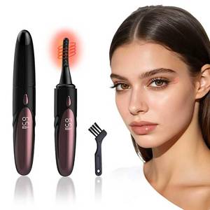 lot 6190 image: Heated Eyelash Curlers - 10 - Second Rapid Heat - up, Electric Eyelash Curler with 4 Heating Modes, Rechargeable, Makeup Tool with LED Display (Black)
