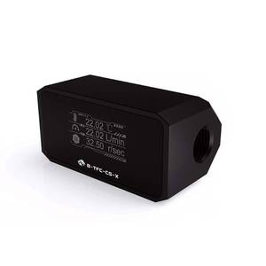 lot 6219 image: Bykski Water Cooling Digital Flow Meter Temperature Display