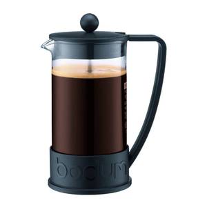 lot 11588 image: Bodum 34oz Brazil French Press Coffee Maker, High-Heat Borosilicate Glass, Black - Made in Portugal