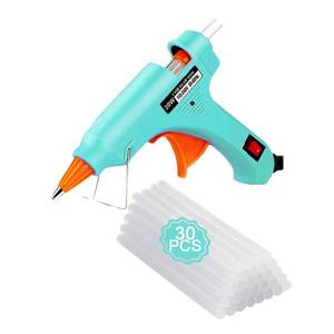 lot 11593 image: Hot Glue Gun Kit Mini Mini Hot Glue Guns Kit with 30 Sticks Melt Glue Gun Craft for School DIY Arts Home Quick Repairs Multi-application