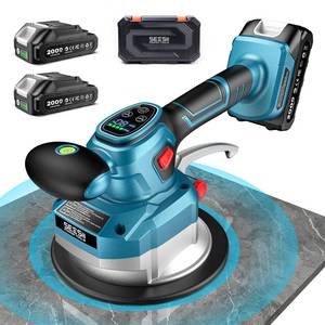 lot 11623 image: SEESII Tile Vibration Tool 145mm Vibration Leveling Machine 10-Hours Long Lasting, Tile Vibrator With 10 Speeds For Laying Floor Wall Larger Tiles(6X6 - 48X48), Tile Installers DIYer