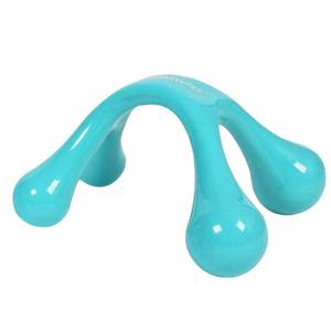 lot 12001 image: BioSwiss Handheld Full Body Massager, 4-Leg Pressure Point Massage Tool for Back, Neck, and Shoulder, Portable Manual Massager