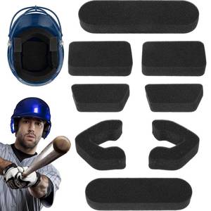 lot 12009 image: Molain Universal Baseball Helmet Padding, Helmet Padding Kits Compatible with Baseball Batting Helmets Replacement Foam Pads Kits Set Accessories Mats for Softball Players