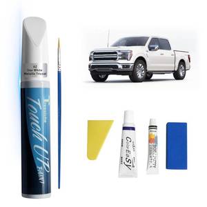 lot 12065 image: Treesiche AZ Star White Metallic Tricoat Touch Up Paint for Ford Exact Match, Car PaintPen Scratch Repair 2 in 1 Touch Up Paint, Car Scratch Remover for Deep Scratches Exact Match Rapid Drying of Paint Coating