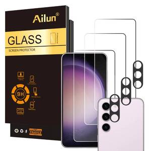 lot 12066 image: Ailun Screen Protector for Galaxy S23 6.1 Inch 3Pack  3Pack Camera Lens Tempered Glass Fingerprint Unlock Compatible 0.25mm Ultra Clear Anti-Scratch Case Friendly Not For S23 Ultra