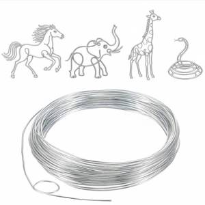 lot 12093 image: LXUEJIE 5 Rolls Jewelry Wire, 18 Gauge Wire for Jewelry Making, Stainless Steel Craft Wires Aluminum Crafts Wires Bendable Soft, Flexible Metal Bailing Wired for Craft and Jewelrys Making (Missing One)