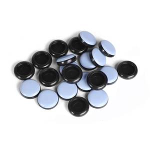 lot 12095 image: Furnigear Chair Glides Slides Teflon Chair Leg caps Best Furniture Sliders for Carpet, Chair Leg Floor Protectors 1-12 inch Round, 24 Pack