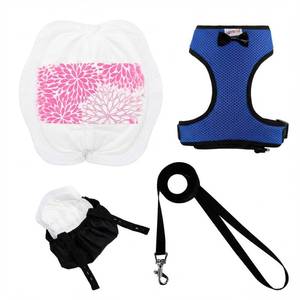 lot 12100 image: Yesito 1-Pack Washable Poultry Diaper Harness  Leak-Resistant Chicken Duck Diaper with Poop Bag & Reflective Strips  Lab-Tested 12-Hour Dryness  Adjustable Vest Design (Small, Blue)