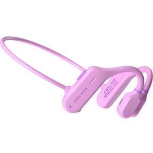lot 12107 image: TBtebeat Kids Open Ear Headphones Bluetooth 5.3 Air Conduction Open Ear Headphones Air Conduction Earbuds with Mic for Boys Girls SchoolStudyListen to MusicWatch iPad(Pink)