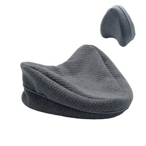 lot 12109 image: Upgrade Invisible Zippered Pillow Cover Compatible with Contour Legacy Knee Pillow,Anti-Pilling and Washable Legacy Leg and Knee Foam Support Pillow Cover Only (Grey)