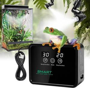 lot 12129 image: FMATOZ Reptile Humidifier Reptile Mister System with Timer & 360° Nozzles, Chameleons, Snakes, Frogs Misting for Terrarium, Auto Misting for Terrariums, Adjustable Nozzles & Quiet Operation