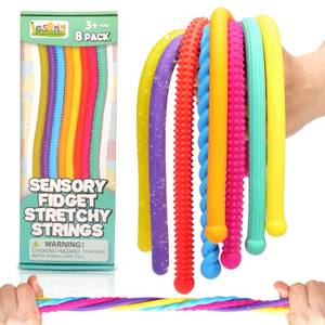 lot 12333 image: Sensory Autism Toys for Kids - Textured Stretchy Fidget Toys for Stress - Sensory Toys Special Needs for Autistic Toddlers Boys Girls Easter Baskets Stuffers Gifts, Treasure Prizes Classroom