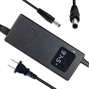 lot 12355 image: YZPOWER 54.6V 2A Lithium Battery Charger for 48V 13s li-ion Battery 3 Pin Male XLR Connector��Features HD Display of Current Charging Voltage��Multiple Safety Protections Auto Shutting Off