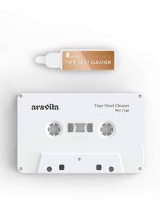 lot 12371 image: Arsvita Audio Cassette Head Cleaner, Tape Cleaning Kit for HomePortableCar Cassette Player (Used)