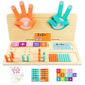 lot 12446 image: twivah Learning Toys 3-5, Educational Toys with Number Flash Card for 3 Year Old, Montessori Number Math Manipulatives, Preschool Kindergarten School Supplies, Birthday Gifts for 3 4 5 6 yr Old Kids