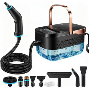 lot 13734 image: Steam Cleaner, 2500W Portable Handheld Steamer for Cleaning, Large Capacity Tank Pressurized Steam Cleaning Machine for Home, Car, Bathroom, Kitchen, Furniture, Grout, Floor, Tile