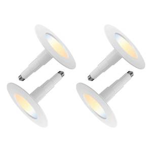 lot 13784 image: Soliseed 4-Pack 56 Inch 5CCT Retrofit LED Recessed Lighting,Selectable 2700K3000K3500K4000K5000K Adjustable Retrofit Downlight,12W60W,800LM,Dimmable Can Lights,Bevel Trim