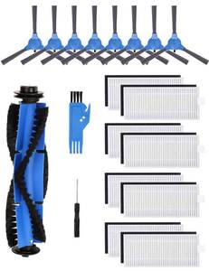 lot 14209 image: Replacement Parts Compatible with Eufy RoboVac 11S, RoboVac 30, RoboVac 30C, RoboVac 15C, RoboVac 15T, RoboVac 12, RoboVac 35C Accessory Robotic Vacuum Cleaner Filters, Side Brushes,Rolling Brushes