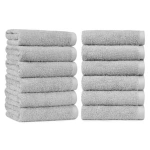 lot 15593 image: Amazon Basics Soft and Thick Cotton Hand Towels for Gym, 16 x 26 in, Gray, 12-Pack