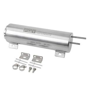 lot 15607 image: PQY Radiator Coolant Overflow Puke Tank Polished Stainless Steel 3�10