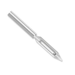 lot 18395 image: Rada Cutlery Vegetable Peeler (R132), 1.75 Stainless Steel Swiveling Blade, Silver Handle