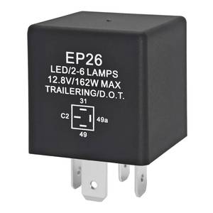lot 18413 image: EP26 LED Turn Signal Flasher Relay - for 1997-2000 Jeep Wrangler TJ & 1993-1999 Dodge Grand CaravanNeon (Not for 2001-06 Wrangler) Replaces 56009339