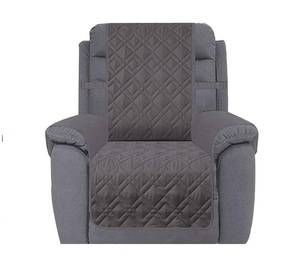 lot 19737 image: Ameritex Waterproof Nonslip Recliner Cover Stay in Place, Dog Chair Cover Furniture Protector, Ideal Recliner Slipcovers for Pets and Kids (Dark Grey, 23)