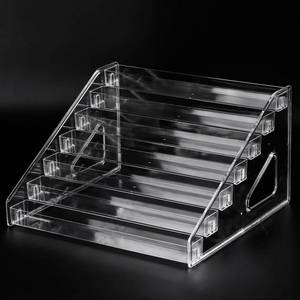 lot 19789 image: SUTOKAKA Nail Polish Organizer Clear Acrylic Eyeglasses Display Holder Essential Oil Storage Rack Makeup Stand Tray - 7 Layer