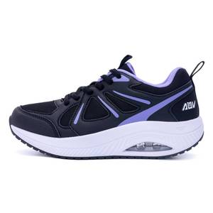 lot 19803 image: AOV Women Arch Support Walking Shoes Orthotic Plantar Fasciitis Sneakers Pain Relief Tennis Shoes Size 6.5 BlackPurple (Lightly Worn)