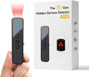 lot 20171 image: abyliee Upgraded Hidden Camera Detector - AI-Powered Anti-Spy Device, GPS Tracker & Bug Detector, Portable RF Signal Scanner for Hotels, Travel, Home & Office (Black)