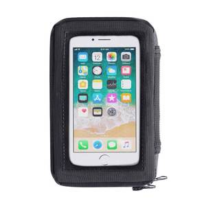 lot 20196 image: The Nekid Cow Waterproof Motorcycle Cell Phone Case Holder  Magnetic Cell Phone Pouch with Large Zipper Pocket  Accessible Touch Screen