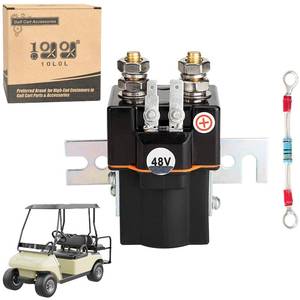 lot 20260 image: 10L0L Golf Cart 48V Solenoid for Club Car DS & Precedent 2000-up, with Resistor, OEM# 101908701 102774701 1014947