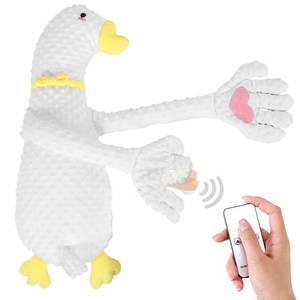 lot 1197 image: LiKiLiKi Giant White Goose Large Plush Doll, Automatic Patting Stuffed Animal, Soft Minky Fabric Cuddly Toy, Oversized Cozy Plush Figure for Home Decor & Daily Companion (Swan)