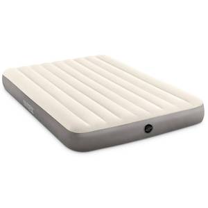lot 1221 image: Intex 64103E Dura-Beam Standard Single-High Air Mattress Fiber-Tech - Queen Size - 10in Bed Height - 600lb Weight Capacity - Pump Sold Separately