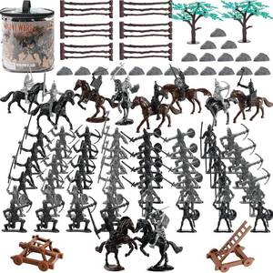lot 1225 image: Amor Present Medieval Knights Toys, Knight Action Figurines for Kids